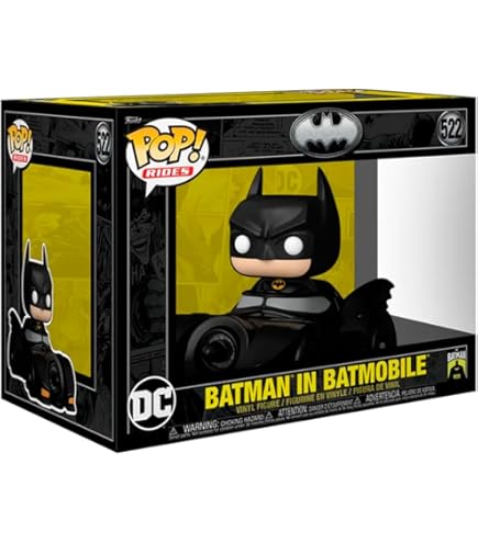 超希少品　Funko Batman & Batmobile セット Boneco Funko POP! Rides Deluxe - DC Comics Batman 85 Anos - Batman